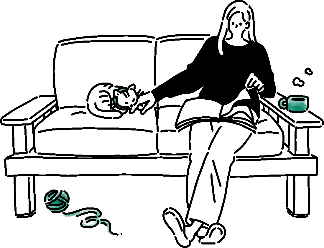 暮らすイメージイラスト