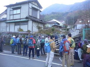 登山前の開会式