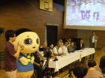 もーん父さん学園祭で紹介される