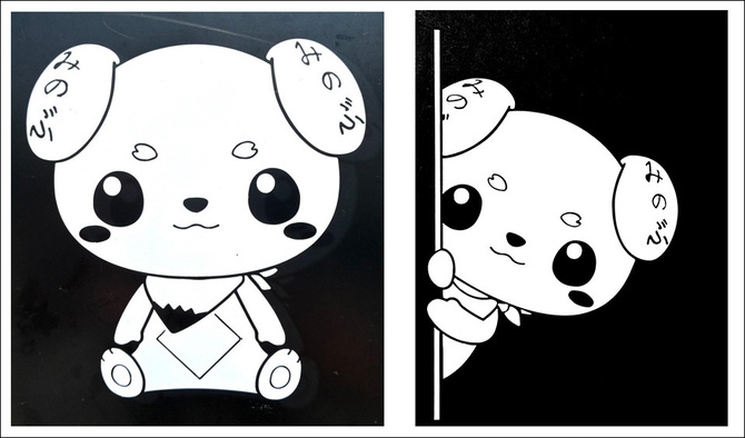 カッティングステッカー　画像