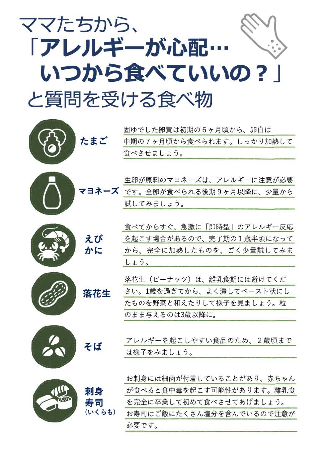 離乳食とアレルギーのことの画像2