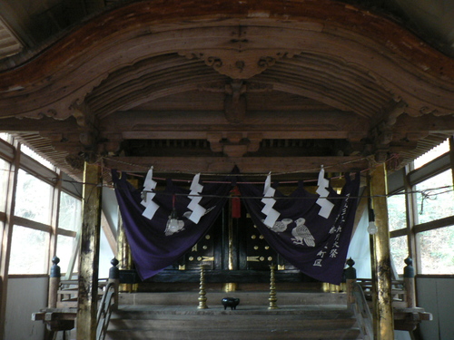 【県指定文化財】八幡神社本殿の画像