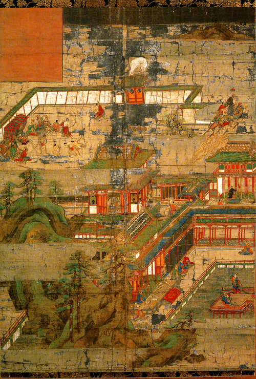 【国指定文化財】絹本著色釈迦八相図の画像1