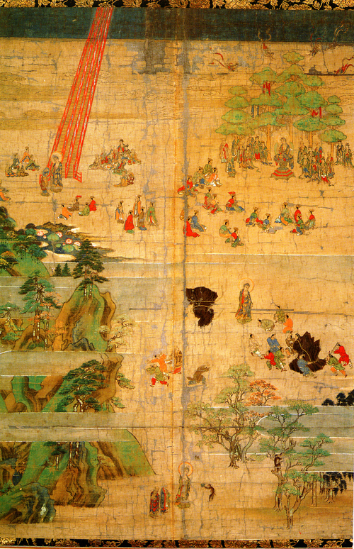 【国指定文化財】絹本著色釈迦八相図の画像3