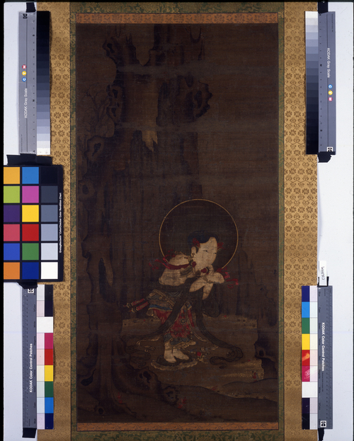 【県指定文化財】絹本著色弘法大師捨身図の画像