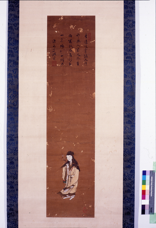 【県指定文化財】紙本著色渡唐天神像の画像