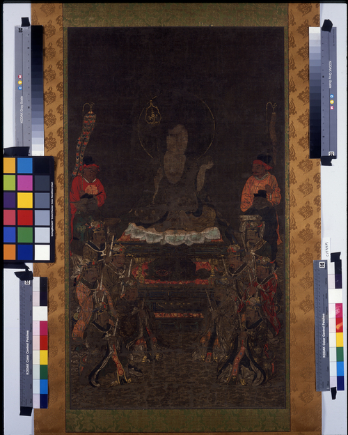 【県指定文化財】絹本著色地蔵菩薩十王図の画像