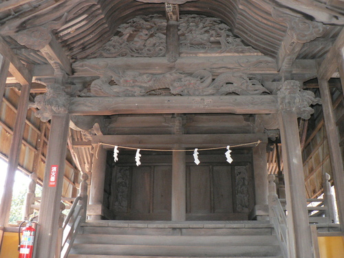 【町指定文化財】飯富八幡神社本殿の画像