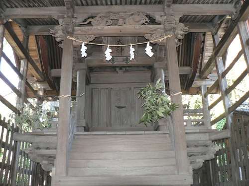 【町指定文化財】八日市場八幡神社本殿の画像