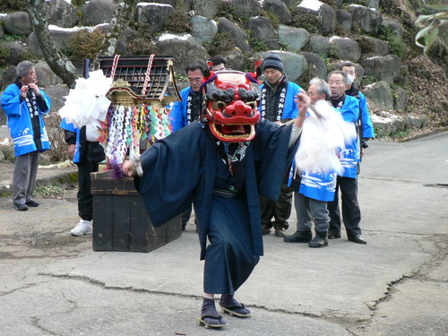【町指定文化財】長塩の獅子舞の画像