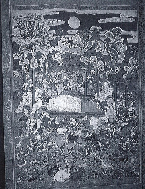 【町指定文化財】紙本著色仏涅槃図の画像