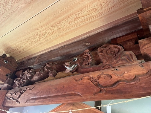 【町指定文化財】円明寺七面堂の竜の画像