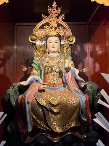 【町指定文化財】木造昆沙門天立像の画像