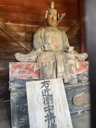 【町指定文化財】随神門の木造神像の画像2
