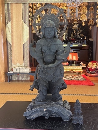  【町指定文化財】南松院の韋駄天像の画像