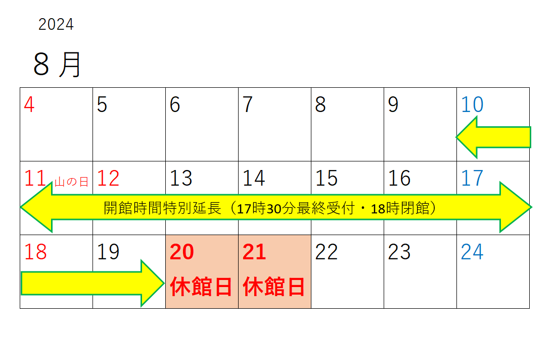 8月9日（金曜日​）の画像
