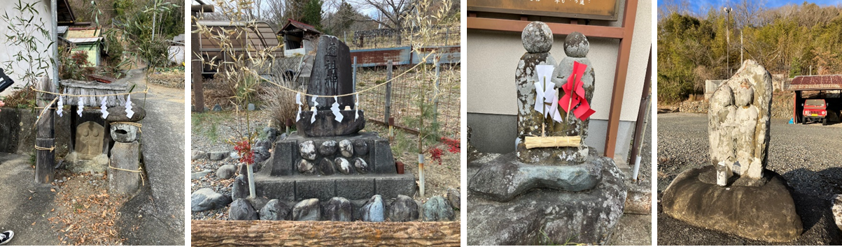 ​町内各地区の道祖神の画像