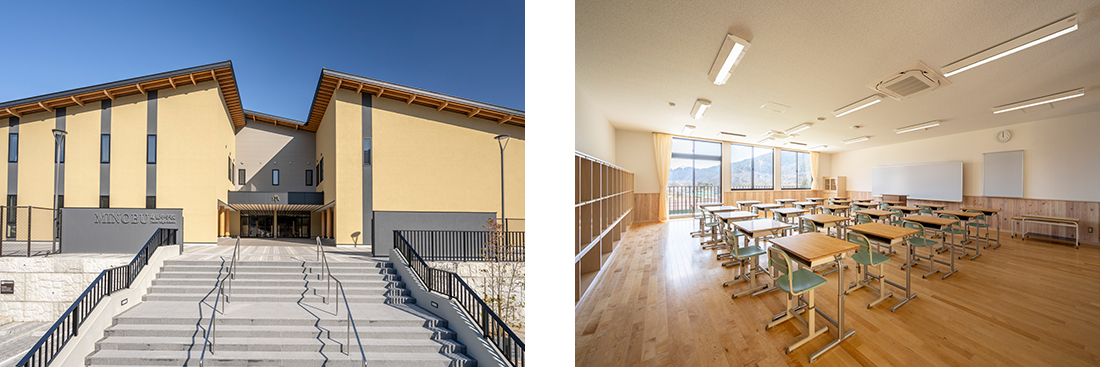 身延中学校の写真