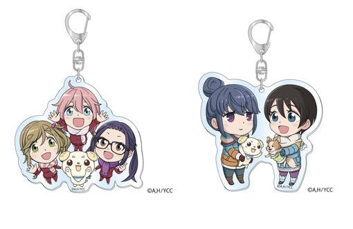 ゆるキャン△ × みのワンコラボ　アクリルキーホルダーの画像